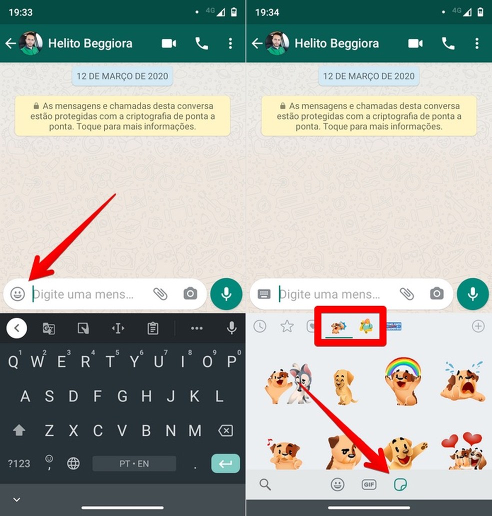 whatsapp libera figurinhas animadas